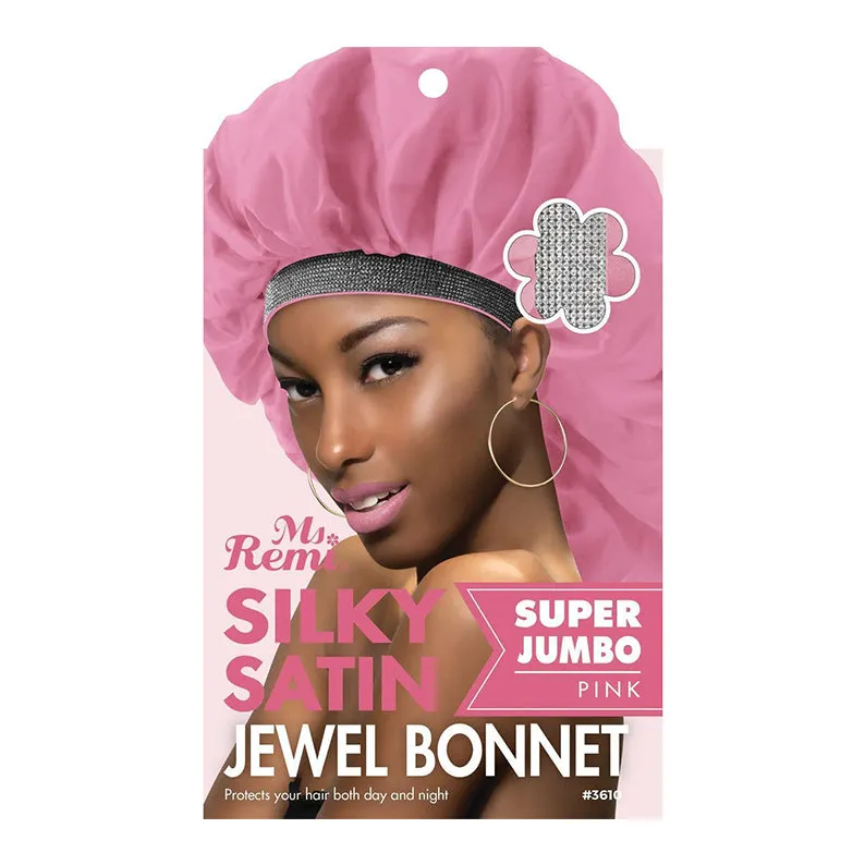 ANNIE MS. REMI Silky Satin Jewel Bonnet X-Jumbo [ASSORTED COLOR] #03610