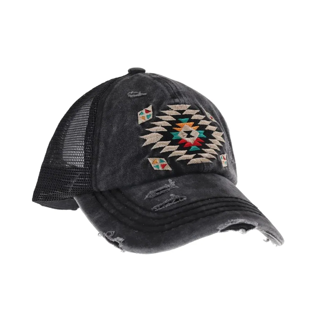 AZTEC HIGH PONYTAIL CAP