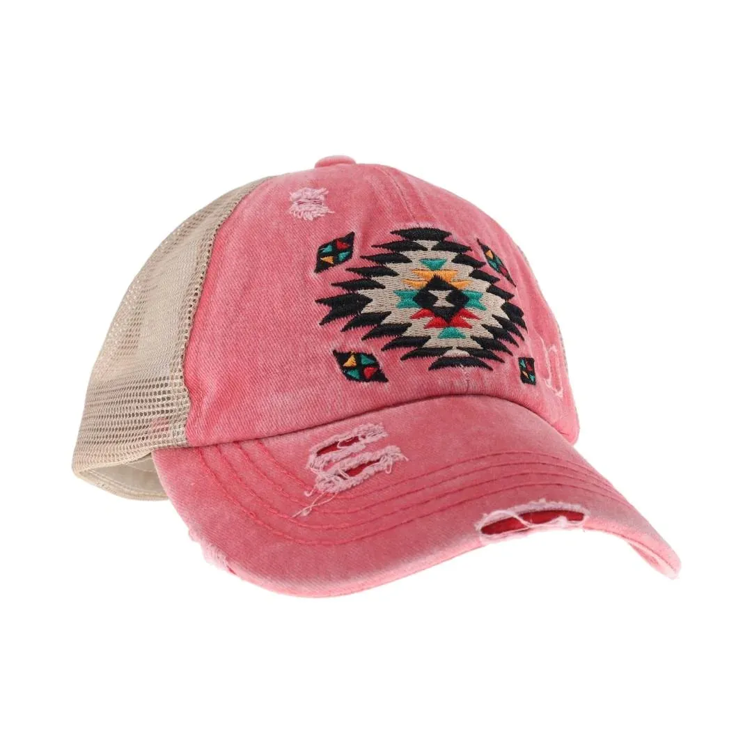 AZTEC HIGH PONYTAIL CAP