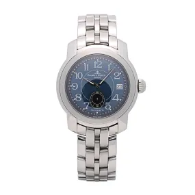 Baume & Mercier Capeland Watch Stainless Steel Blue Dial 39mm Automatic (Preowned)