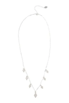 Chan Luu Diamond Charm Necklace in Silver