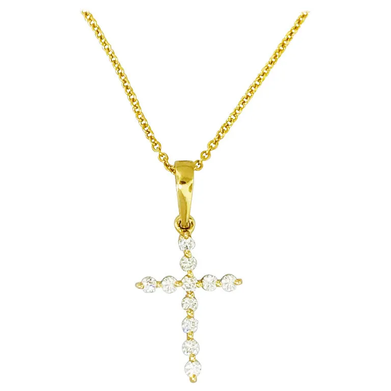 Diamond Cross Necklace