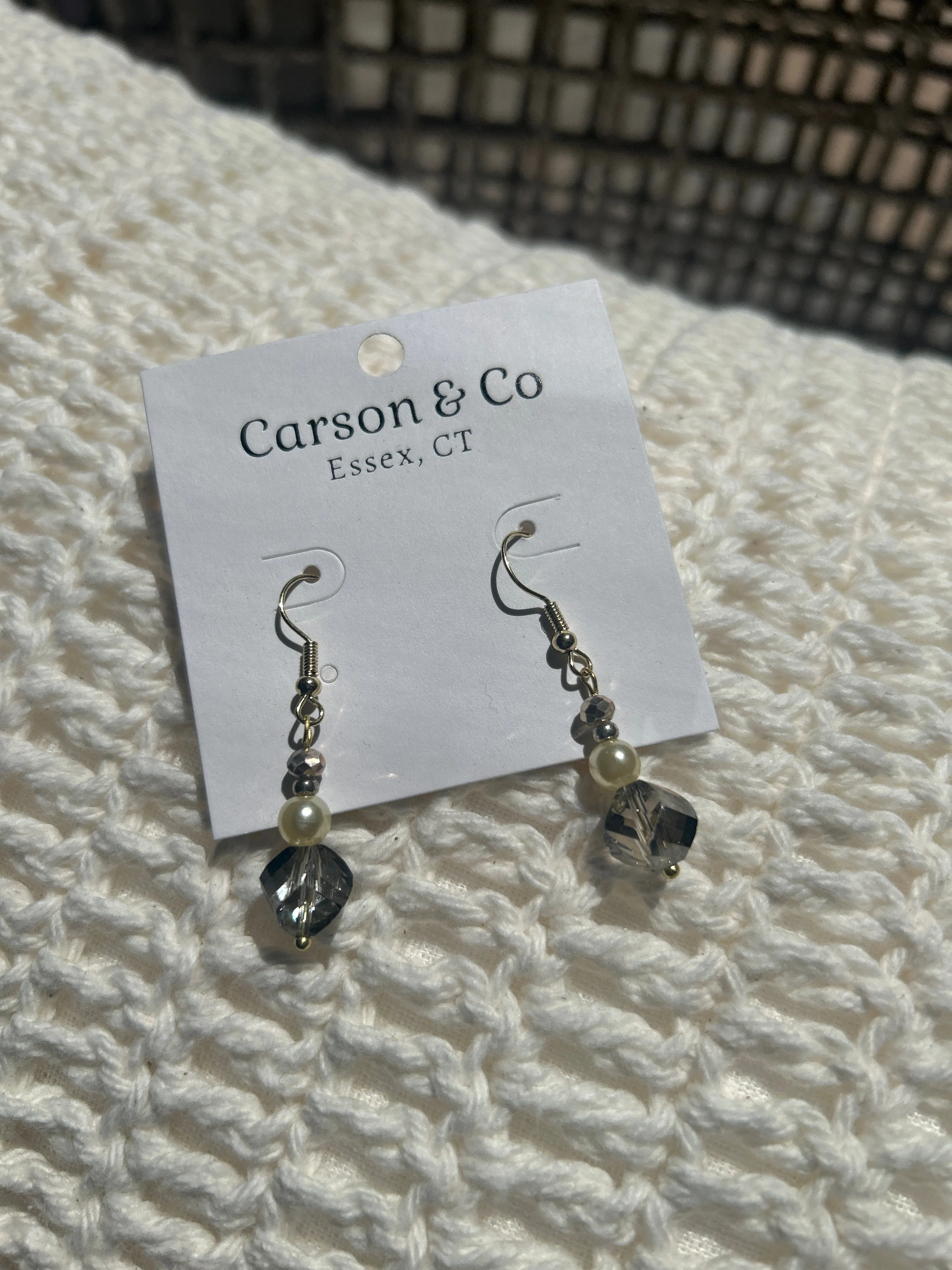 Handmade Quartz Earrings