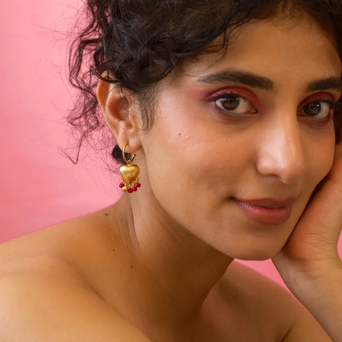Hoops Earrings | 22K Gold Plated | Dilbagh