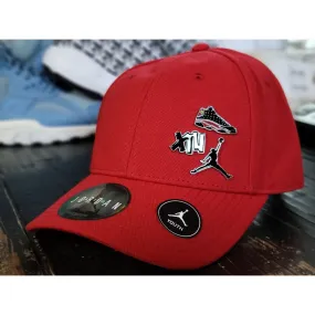 Jordan Retro 13 XIII Pins Red Strapback Kid's Youth Size Hat