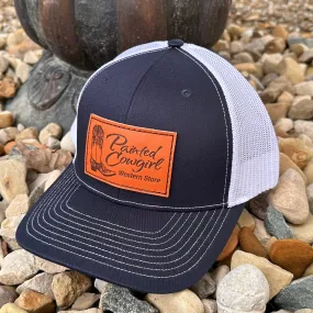 Painted Cowgirl Navy/ White Unisex Ball Cap PCBC-NVWHT