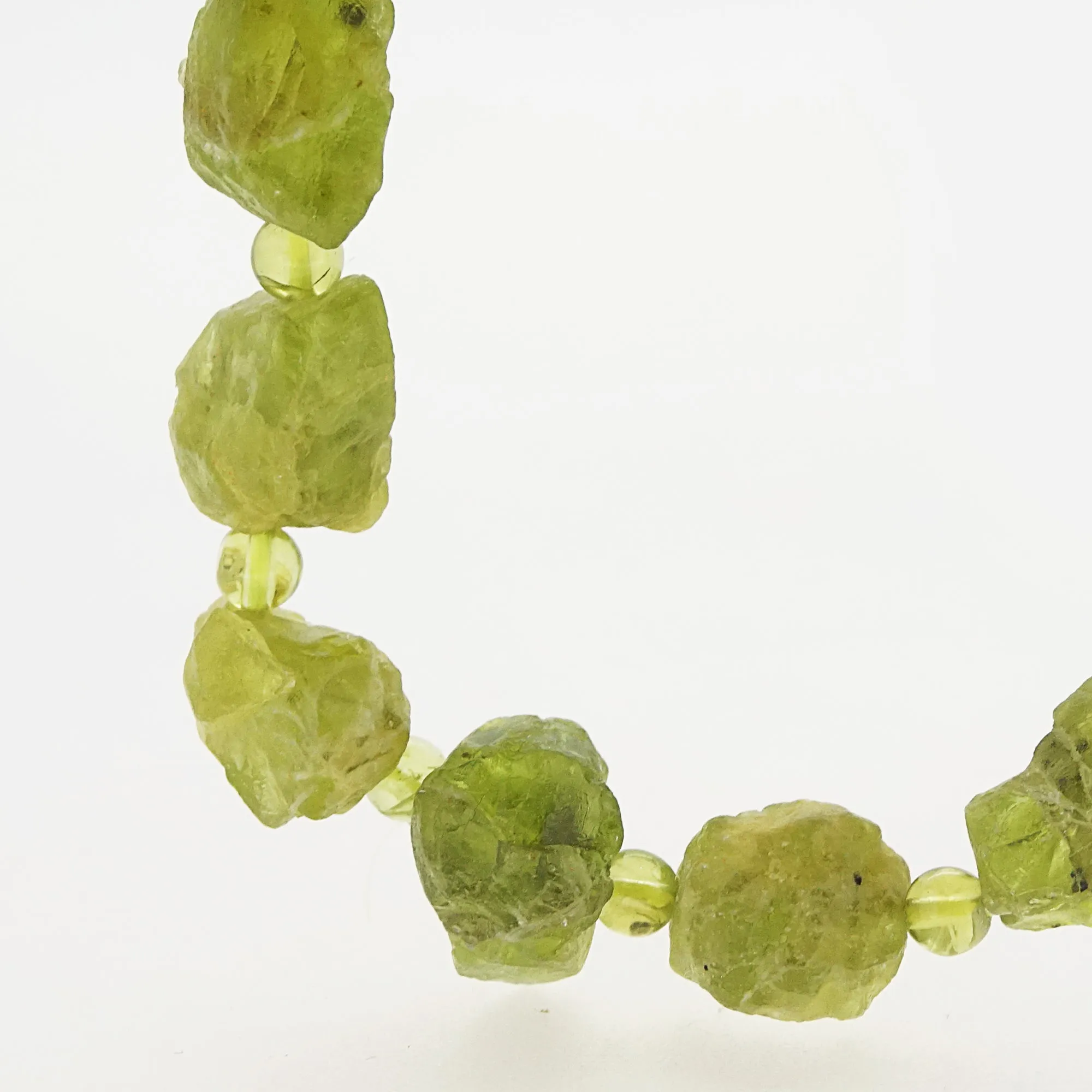 Peridot Raw with Polished 4mm