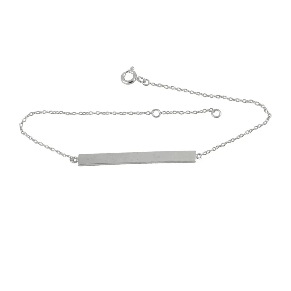 "Stripe" Sterling Silver Bar Bracelet