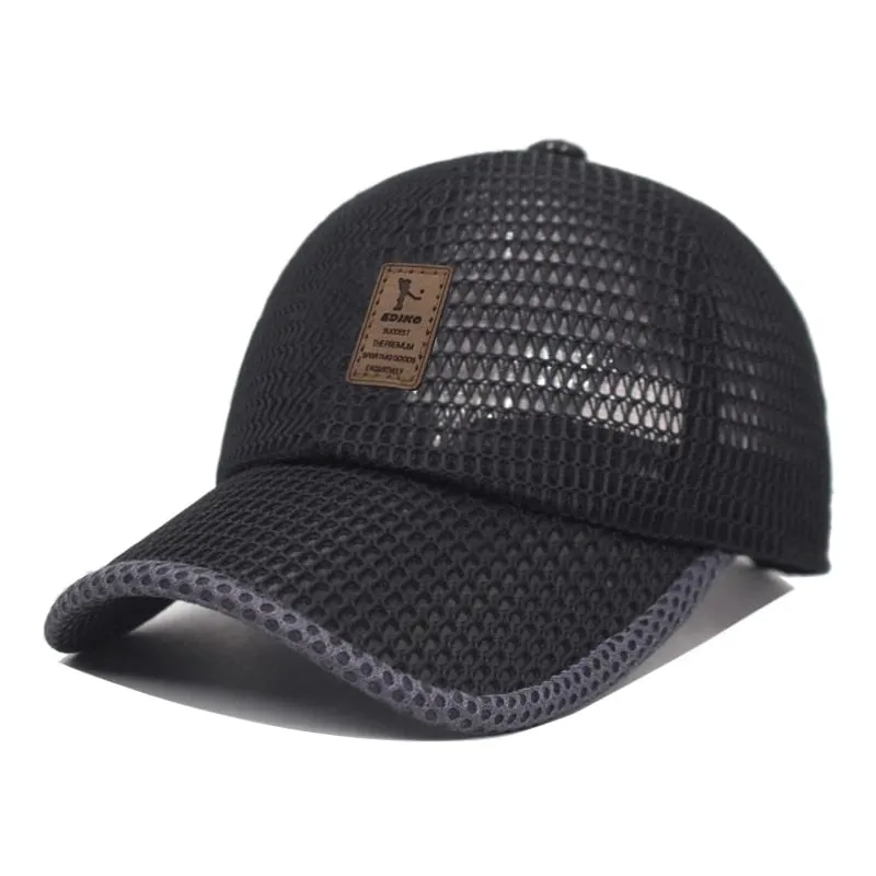 Summer Mesh GOLF Men Baseball Cap Women Snapback Caps Hats For Men Gorras Bone Casquette Sports Outdoor Truker Sun Baseball Hat